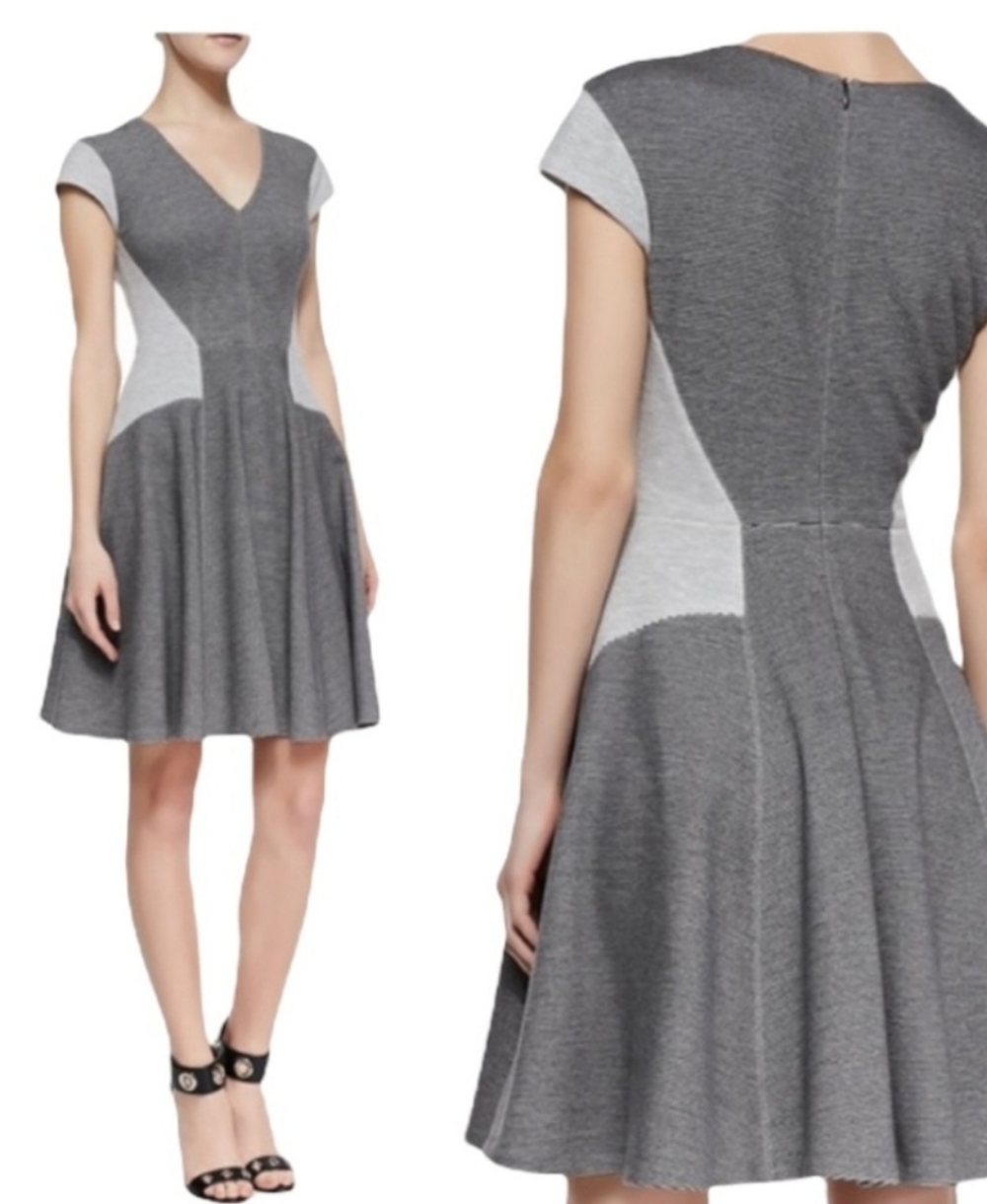 Rebecca Taylor Color block gray Dress